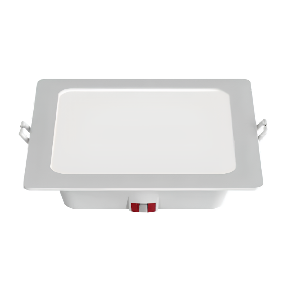 Точковий вбудований LED світильник даунлайт 9W 4100K 720Lm квадрат 145x145 мм 220V білий Lebron L-DL-S