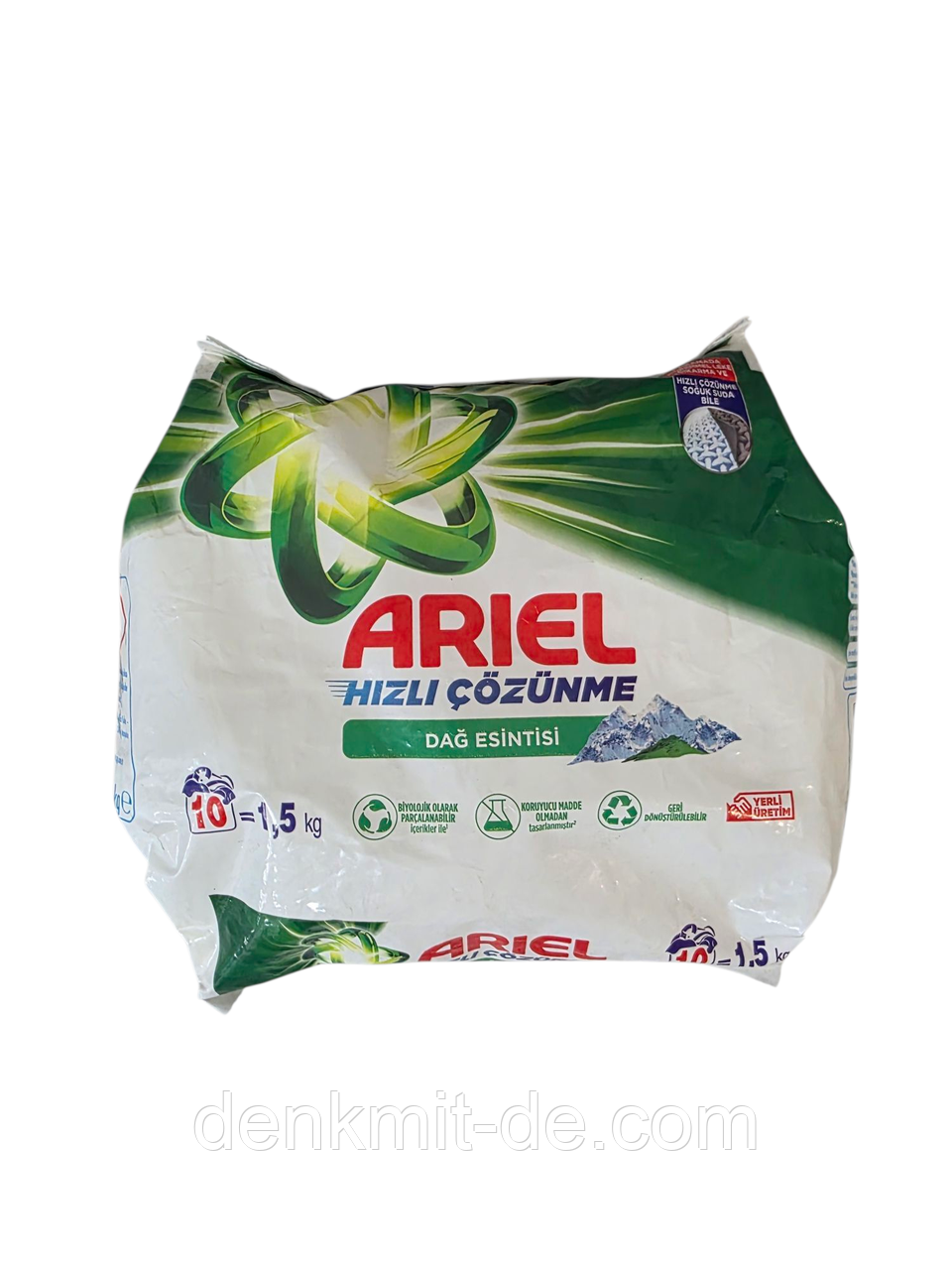 Ariel Пральний порошок Mountain spring, 1,5 кг (10 прань)