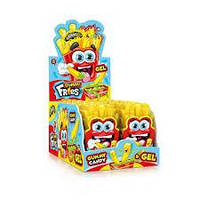 Жувальна картопля фрі Johny Bee Gummy Fries з гелем 45 гр 12 шт ящ