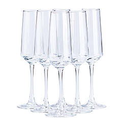 Келихи для шампанського на високій ніжці 6 шт HP564