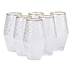 Набір з 6 склянок, 600 мл, для лимонаду, води, соку та коктейлів HP-16-2