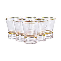 Набір із шести склянок об'ємом 300 мл для лимонаду, соку та коктейлів HP-16-5