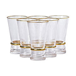 Набір з 6 склянок, 400 мл, для лимонаду, води, соку та коктейлів HP-16-9