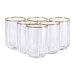 Набір з 6 склянок, 450 мл, для лимонаду, води, соку та коктейлів HP-16-11