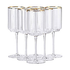 Набір з 6 високих келихів з тонкою ніжкою, 450 мл, для вина HP-16-13