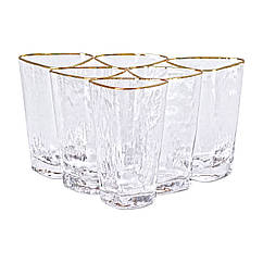 Набір з 6 склянок, 450 мл, для лимонаду, води, соку та коктейлів HP-16-25