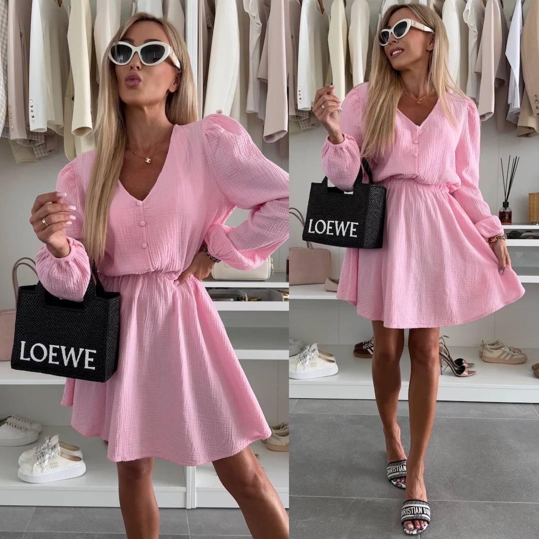 Жіноча гарна тендітна сукня з мусліну у кольорах (Норма), фото 1