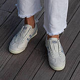 Бежеві шкіряні жіночі кросівки Asics Onitsuka Tiger Mexico 66 Slip-on Beige Blue -  демісезонні кеди асікс купити, фото 5