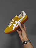 Жовті замшеві жіночі кросівки ASICS ONITSUKA TIGER MUSTARD / YELLOW Демісезонні кеди Асікс Тайгер купити, фото 4