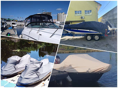 Тенти на човни, катери, яхти та гідроцикли