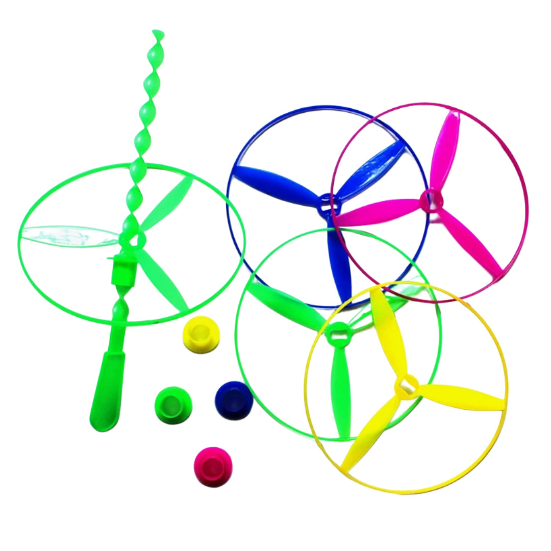 0124 Вертушка літальна, 13 см, 40 штук в пакованні, фото 1