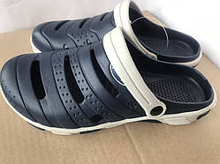 Чоловічі крокси синього кольору  "Форсаж " Розмір  41/42,42/43,43/44 .