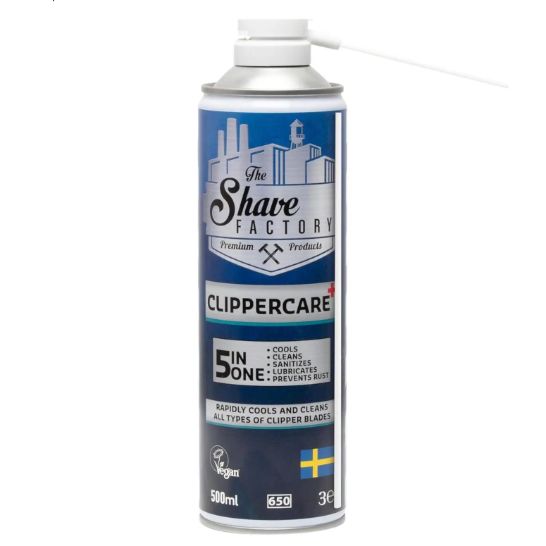 Спрей для охолодження та догляду за ножами The Shave Factory 5в1 Clippercare, 500 мл (10401006), фото 1