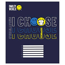 Зошит 12 аркушів клітинка "YES"/ Smiley world, фото 3