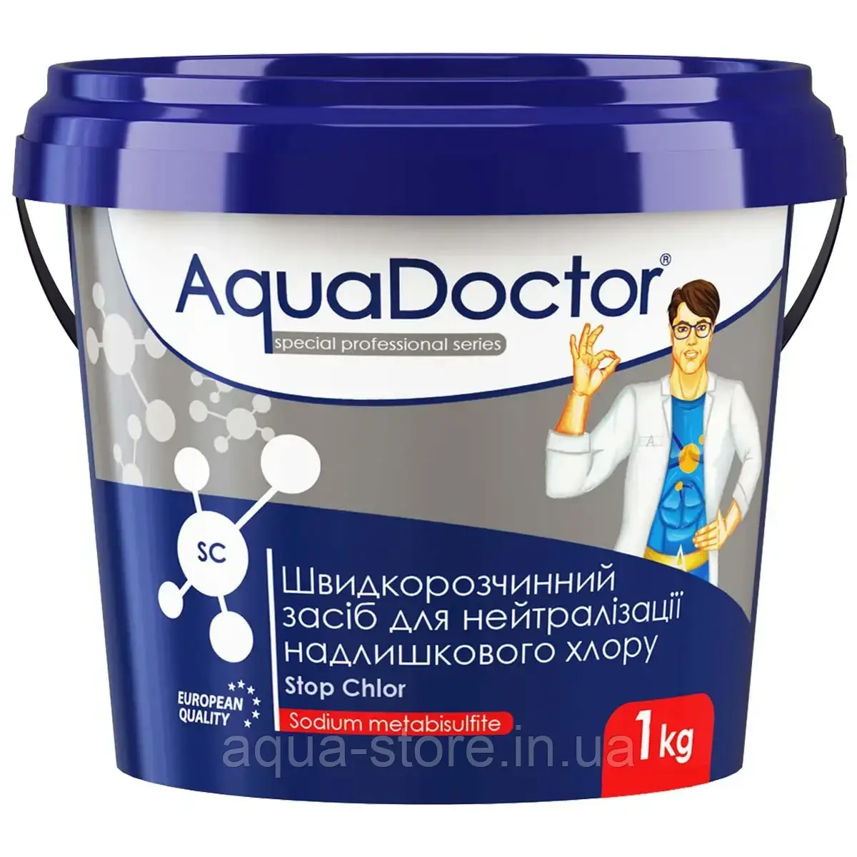 AquaDoctor SC Stop Chlor — 1 кг, фото 1