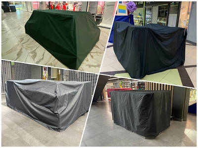 Чохли на торговельні острівці та торгове обладнання для бізнесу