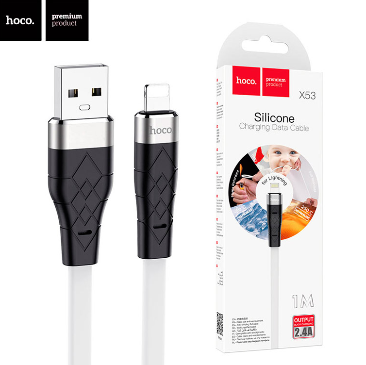 Кабель USB HOCO X53 Lightning, фото 1