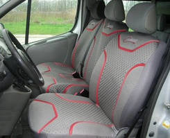 Чохлы сидень Бус 2+1 MILEX Classic темно-сірі