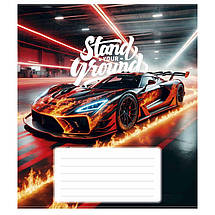 Зошит 12 арк. клітинка "Школярик" / Best racers, фото 5