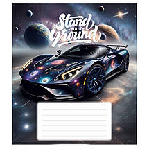 Зошит 12 арк. клітинка "Школярик" / Best racers, фото 3