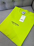 Футболка Vetements Paris France чоловіча салатова бавовна, фото 3