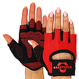 Рукавички для фітнесу та силових тренувань HARD TOUCH BC-4460 Чорний (М-XL), фото 7
