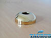 Золотий фланець ThermoPulse Sphere Gold розмір D70 мм / висота 25 мм, під внутрішній розмір 3/4" (26мм). Латунь, фото 3
