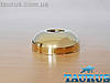 Золотий фланець ThermoPulse Sphere Gold розмір D70 мм / висота 25 мм, під внутрішній розмір 3/4" (26мм). Латунь, фото 2