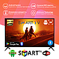 Телевізор ELENBERG 34" Smart TV на Android 15.0 FullHD, USB, Bluetooth, голосове керування, фото 2