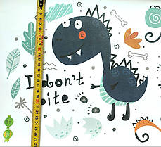 Вінілові наклейки Динозаври на відпочинку (лист 60 х 90 см) б249-22 KLD-AB, фото 3