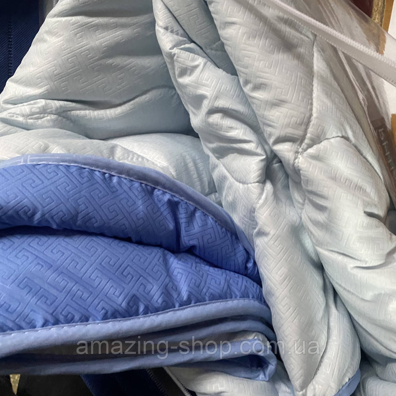 Літня ковдра двоспальна 175*215 см Ковдра літня, наповнювач бавовна. Стьобана ковдра ODA, фото 1