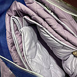 Легка ковдра полуторна 155*215 см Ковдра літня, бавовна наповнювач. Стьобана ковдра ODA, фото 2