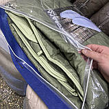 Євро ковдра ODA літня 200х215 см., ОДА  Ковдра літня стьобана, наповнювач бавовна - Хлопкопон, фото 3