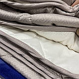 Євро ковдра ODA літня 200х215 см., ОДА Ковдра літня стьобана, наповнювач бавовна - Хлопкопон, фото 2