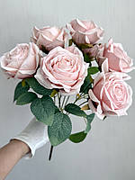 Штучні троянди . Букет декоративних троянд ( пудрова , 43 см ), фото 3