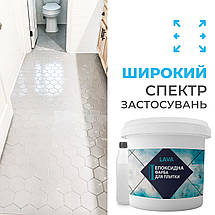 Эпоксидная краска для плитки 1 кг Гірський сірий, фото 5