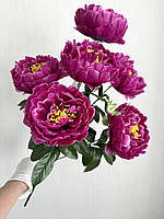 Букет штучних півоній ( 65 см , 7 великих бутонів ), фото 7