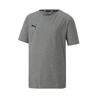 Дитяча футболка PUMA TeamGoal Casual 656709-33, Сірий, Розмір (EU) — 128 cm