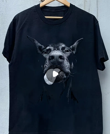 Чоловіча футболка Doberman Black, фото 2