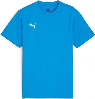 Дитяча футболка Puma JR TEAMRISE LOGO 658702-02, Синій, Розмір (EU) — 164cm