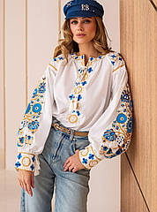 Вишиванка стильна жіноча 5969 Розміри: s, m, l