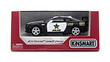 Машинка KINSMART металева KT5383P Chevrolet Camaro (Police) 2014, фото 8