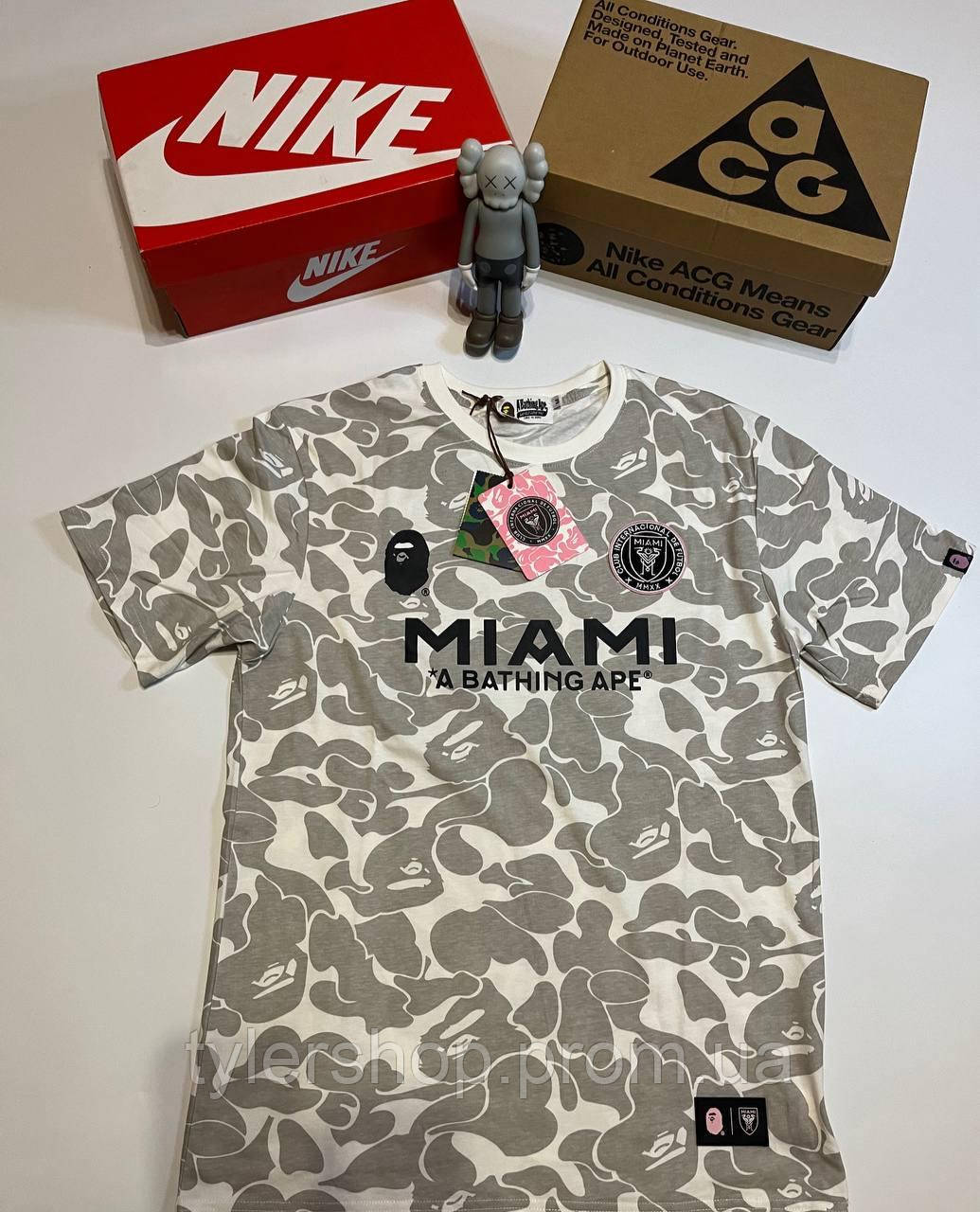 Футболка від бренду adidas x Inter Miami CF x BAPE Camo Jersey бейп джерси інтер маямі - фото 1 - id-p2636827200