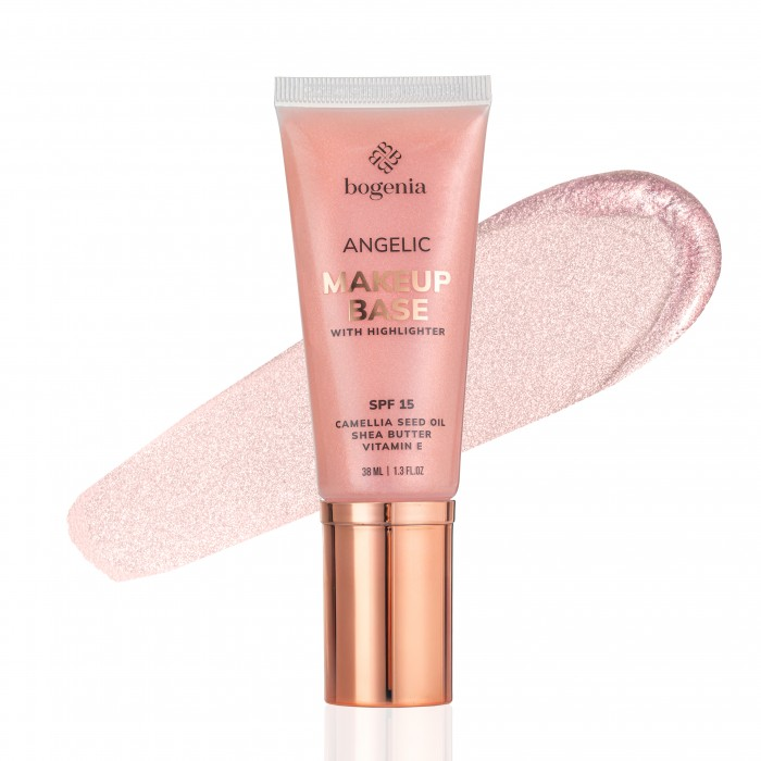 База під макіяж з хайлайтером ANGELIC Makeup Base with Highlighter Bogenia 002 тон 38 мл, фото 1