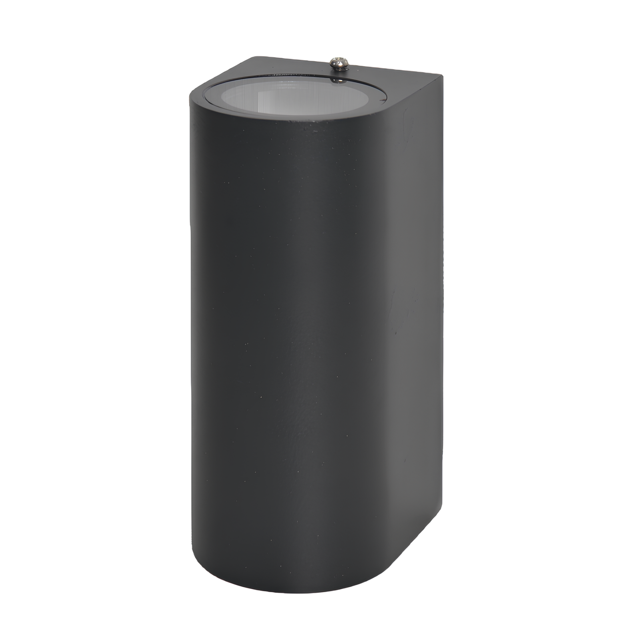 Фасадний світильник під дві лампи GU10 220V алюмінієвий чорного кольору IP54 Velmax V-WL-33