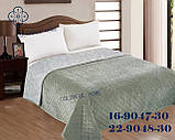 Велюрове стьобане покривало з двома наволочками 50/70 на велике ліжко 220х230, фото 2