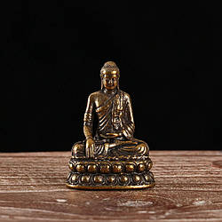 Бронзова фігурка Будда Татхагата 4.5х3.0 см, Південно-Східна Азія, креативний подарунок, прикраса для дому