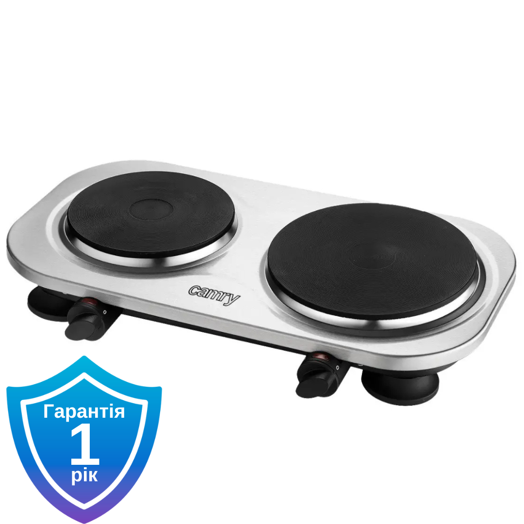 Плита електрична Camry CR 6511 двоконфоркова, фото 1