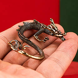 Фігурка "Дракон" — це символ Успіху 5.0 х5.5 см (латунь),.брелок, талісман, підвіска