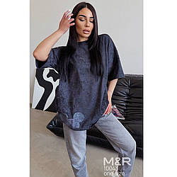 Футболка жіноча OverSize "Вушка+ You Are Magic" (Один-колір або Мікс) Розмір: Один 46- 50 (21321-1)